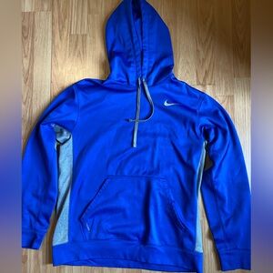Nike Blue and Gray Hoodie